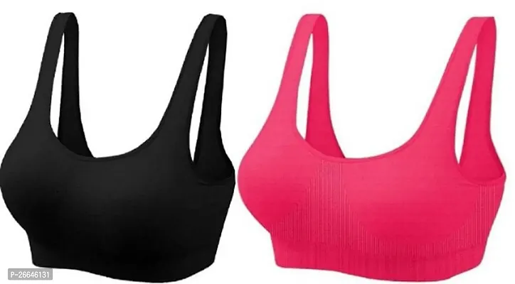 Stylis pack of 2 Air bra for womens multicolour-thumb0