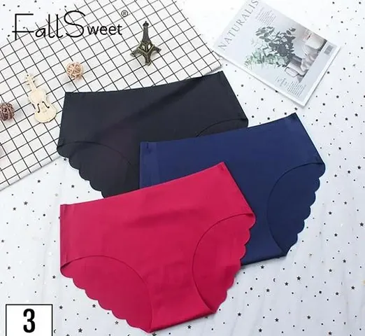 Stylish Fancy Panty For Women Pack Of 3