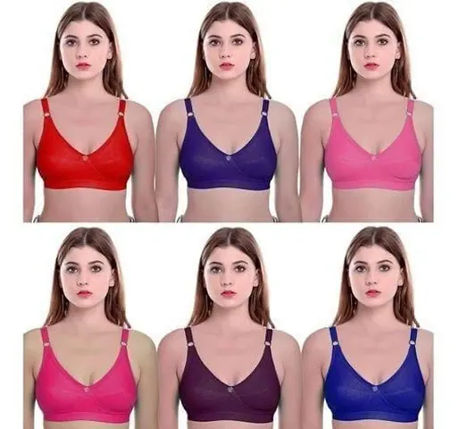 Stylish Solid Bras For Women Pack of