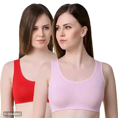 Stylis pack of 2 Air bra for womens multicolour-thumb0