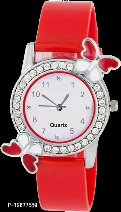 Stylish Red Alloy Analog Watches For Women-thumb0