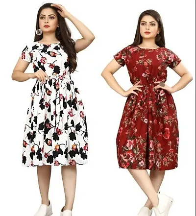 New In Crepe Dresses 