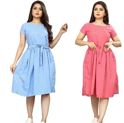 New In Crepe Dresses 