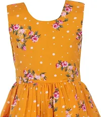 Stylish Polyester Printed Frocks For Girls-thumb2