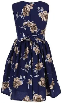 Stylish Polyester Printed Frocks For Girls-thumb2