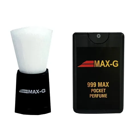 MAX-G SHAVING BRUSH WITH POCKET PERFUME