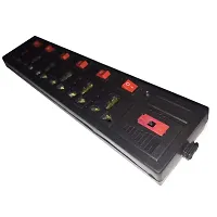 Unique Electricals 125 volts Extension Cable Box Extension Cords (6 Sockets 6 Switch, Black, 3 Meter)-thumb1