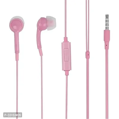 Elegant Pink In-Ear Wired Headphones-thumb0