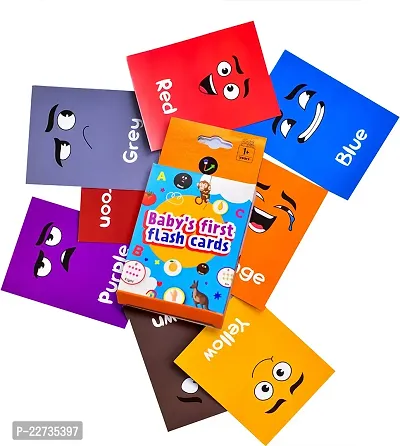Babys First Colors Flash Cards White