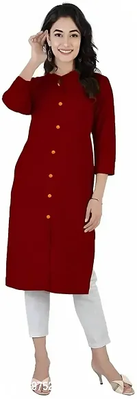 Lucid Life Style Women's Rayon Kurti for Women Knee Length, Traditional Festive  Casual Kurta for Women?(LU-PN14)