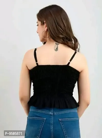 spaghetti strap crop top-thumb3