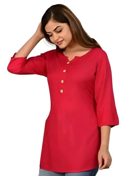 Rayon Short Kurtis