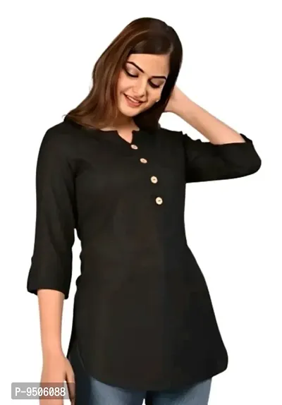 Trendy Rayon Short Kurti With Sleeve-thumb4