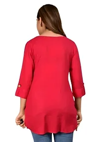 Trendy Rayon Short Kurti With Sleeve-thumb3