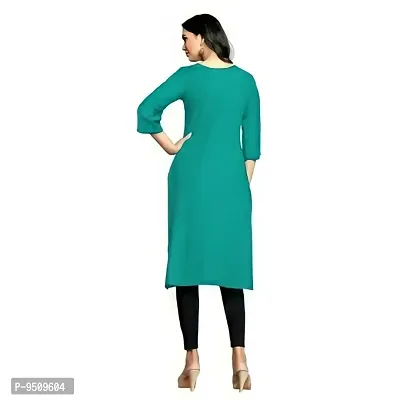 Beautiful Rayon Side Button Stitched Kurta for Women-thumb2