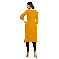 Beautiful Rayon Side Button Stitched Kurta for Women-thumb1