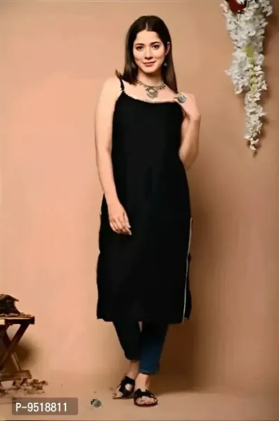 RAYON NECK LACE KURTI-thumb0