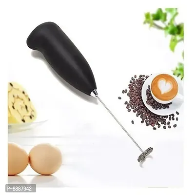 Coffee frother Coffee Beater Electric Handheld Milk frother Wand Mixer Frother for Latte Coffee Hot Milk, Milk Frother for Coffee, Egg Beater, Hand Blender-thumb0