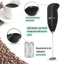 Coffee frother Coffee Beater Electric Handheld Milk frother Wand Mixer Frother for Latte Coffee Hot Milk, Milk Frother for Coffee, Egg Beater, Hand Blender-thumb2