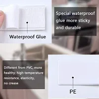 Waterproof Tape for Kitchen Sink Oil Proof Caulk Tape Kitchen Sink Tape Waterproof for Corner Caulk Strip Self Adhesive Sealing Tape Gap Sealer for Platform Bathroom 3.2m*3.8cm (Multi Print)-thumb2