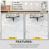 Self Adhesive Silver Tile Gap Tape | Waterproof Tile Gap Filler Tape | Wall Decorati-thumb3