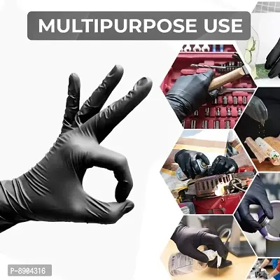 Multipurpose Reusable and Washable Heavy-duty Dish Washing Kitchen Industrial Gardening Cleaning Rubber latex Hand gloves for Men and Women-thumb2