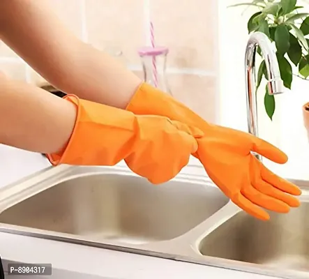 Reusable Safety Gloves Dish Kitchen Platform Washing Home Bathroom Cleaning Garden Or Other Type of Safety Uses Sanitati-thumb2