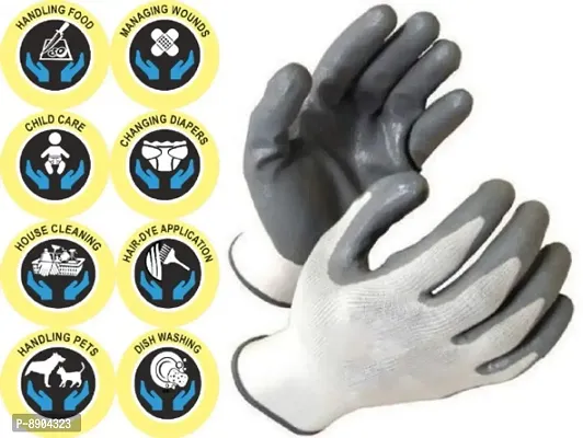 Nylon Safety Hand Gloves | Anti Cut | Cut Resistant | Industrial | Domestic Hand Gloves-thumb4