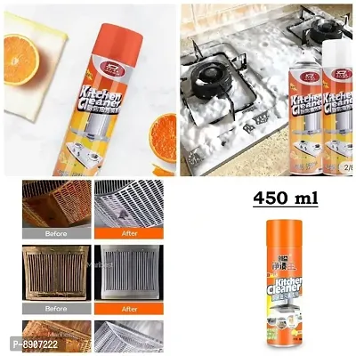 Oil Stain Removing Hood Oven magic kitchen stain cleaner kitchen cleaning spray Grease Bubble Liquid Kitchen Foam Cleaner All Purpose Kitchen Cleaner-thumb4
