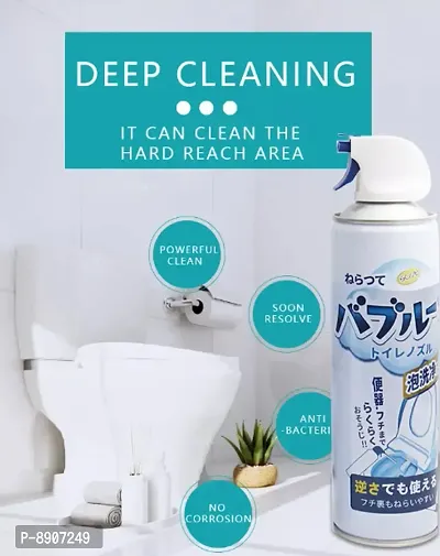 Toilet Cleaner Foaming Cleaner / Fast Active Cleansing  Antimicrobial Action / Disinfectant Spray for Bidet Seat Nozzles TOILET BOWL FOAM CLEANER SPRAY Liquid Toilet Cleaner-thumb3