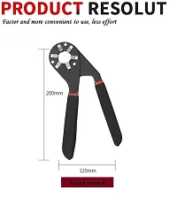 8 Inch Multi-Function Hexagon Universal Wrench Adjustable Bionic Plier Spanner Repair Hand Tool Single Sided Bionic Wrench Household Repairing Wrench Hand Tool-thumb2