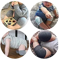 Baby Knee Pads for Crawling, Anti-Slip Padded Stretchable Elastic Cott(Multi Color)-thumb2