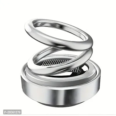 Solar Rotating Car Dashboard Air Freshener/Perfume Double Ring Design For Car Interior  Home Air Freshener