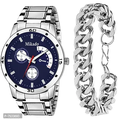 Mikado || Watch  Bracelet Decent Collection for Men's