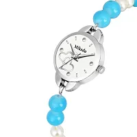 Mikado Crown Mako Artistic Multicolor Crystal Glass Beads Strap Fancy Pearl Innovation Watch for Women Analog Watch - for Women-thumb1