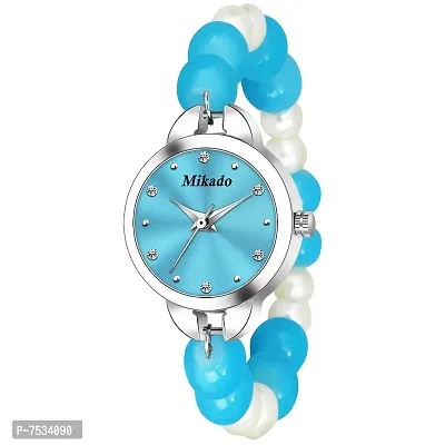 Mikado Princess Mako Antique Pearl Beads Analog Watch for Women Analog Watch - for Women-thumb0