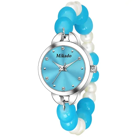 Mikado Princess Mako Pearl Beads Analog Watch for Women Analog Watch - for Women