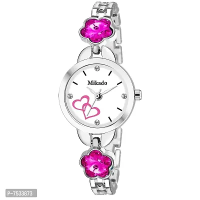 Mikado New Pink Style Analog Watch for Women-thumb0