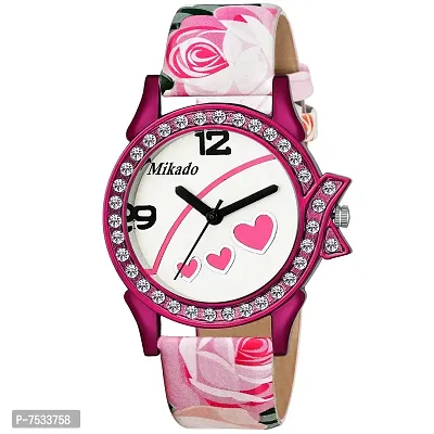 Mikado Barbie Style Wrist Analogue Watch for Women