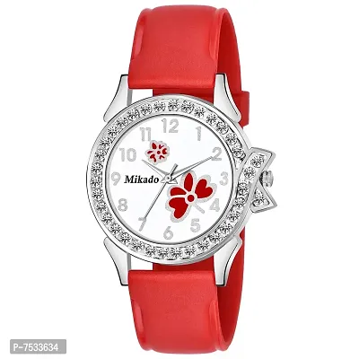 Mikado Beautiful Blossom Analog Watch with Pendant for Women-thumb2