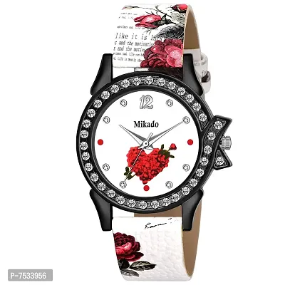 Mikado Special Sweet Heart Analog Watch for Girls Analog Watch - for Girls-thumb0