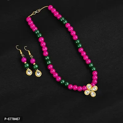 Attractive Pearl Beautiful Women Jewellery set-thumb0