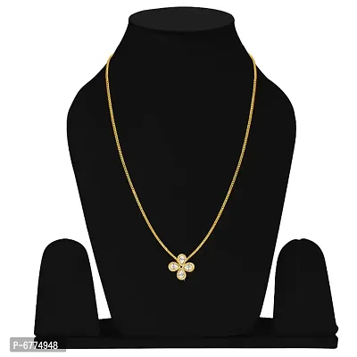 Golden Kundan Style Necklace for Women