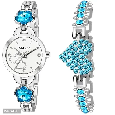 Classic Alloy Analog Watches with Bracelet for Women