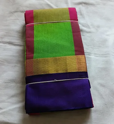 Must Have Cotton Silk Saree with Blouse piece 