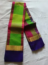 Stylish Multicoloured Cotton SIlk Saree With Blouse Piece-thumb2