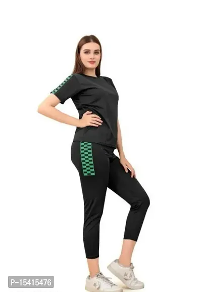 Ocean Drive Stretchable casual T-shirt and Trousers for Women's and Girls-thumb3