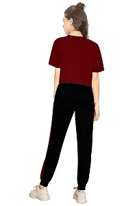 Ocean Drive Stretchable casual T-shirt and Trousers for Women's and Girls-thumb3