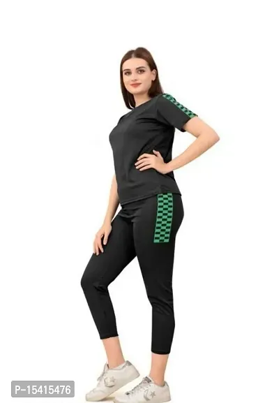 Ocean Drive Stretchable casual T-shirt and Trousers for Women's and Girls-thumb4