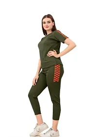 Ocean Drive Stretchable casual T-shirt and Trousers for Women's and Girls-thumb1